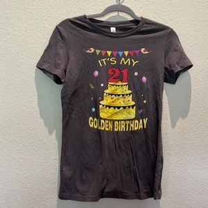 21st Golden Birthday women’s t-shirt